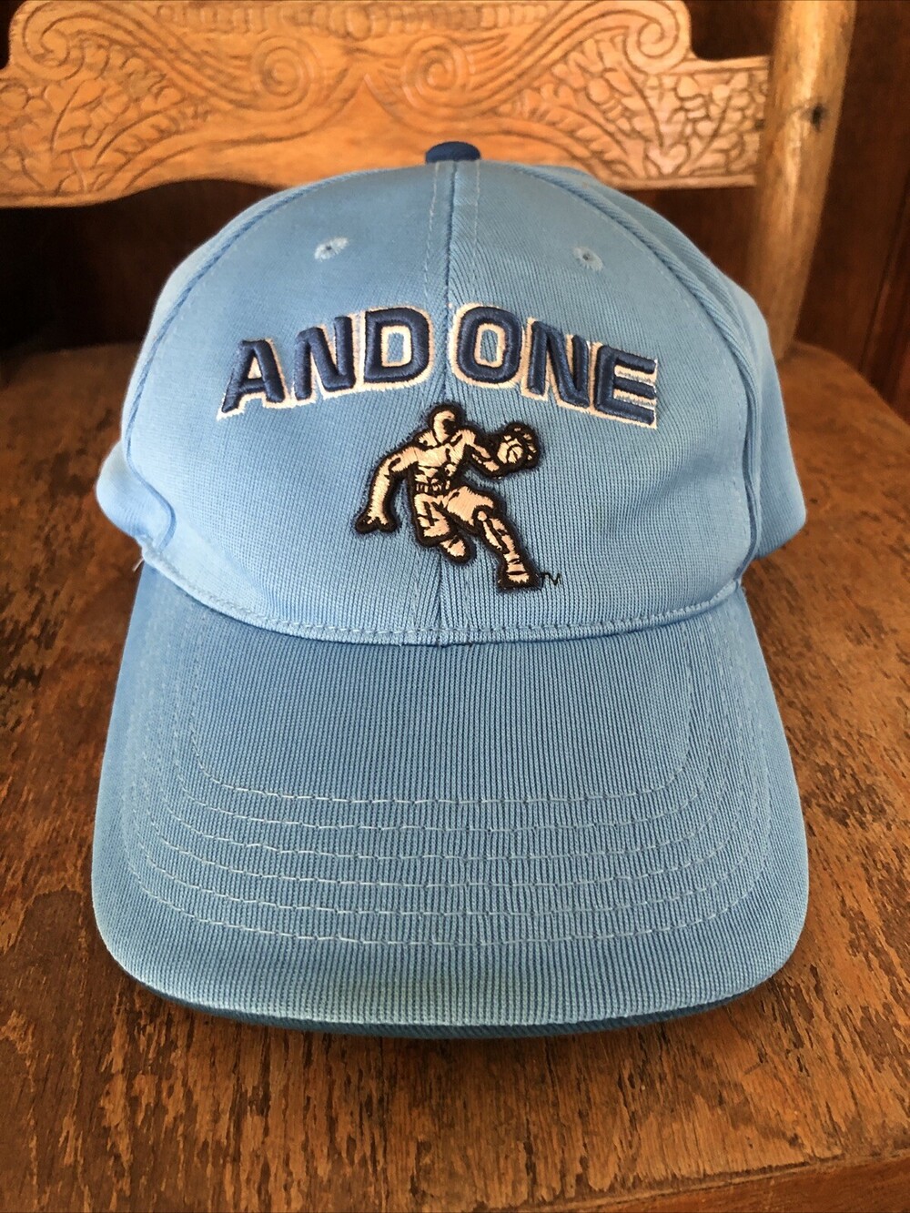 Vintage AND 1 Hat Youth Basketball Hat Blue